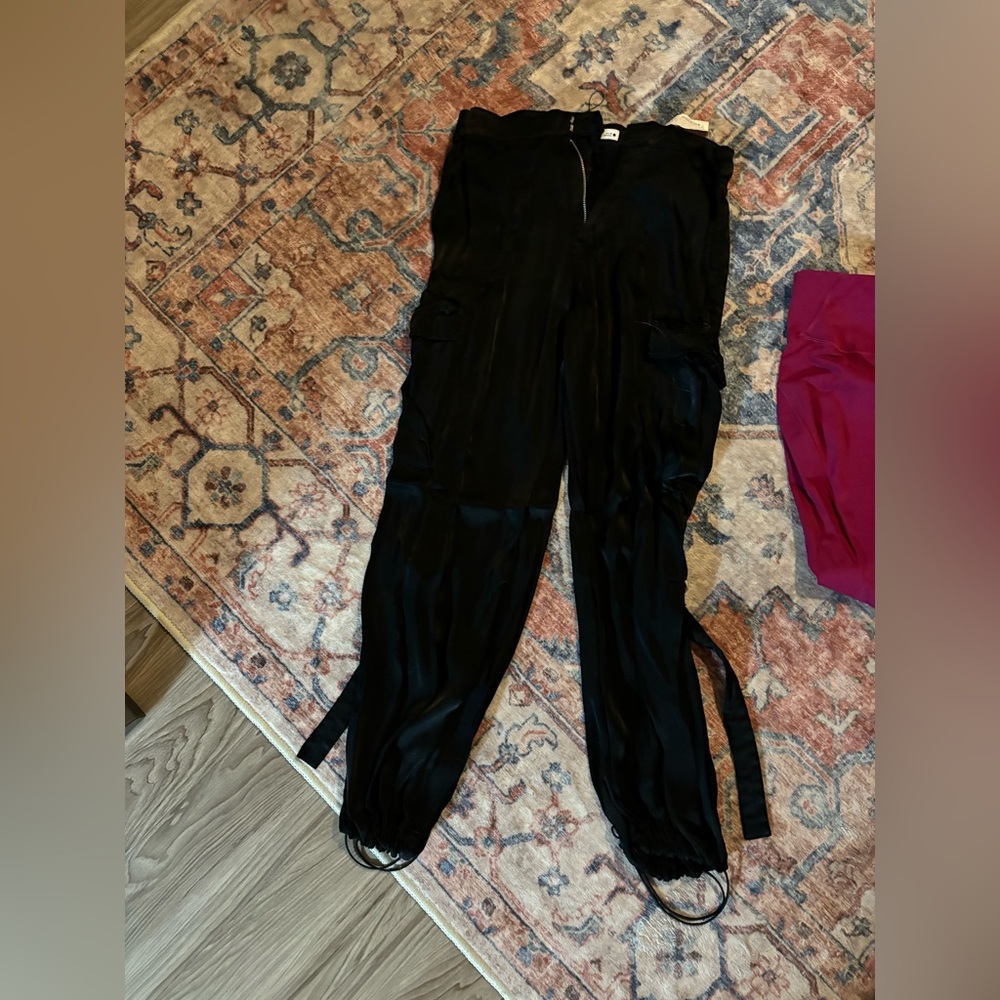 Zara silk cargos